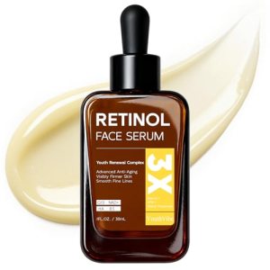 Retinol Serum for Face & Neck, Anti Aging B5 Resurfacing Face Serum with Niacina