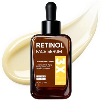 Retinol Serum for Face & Neck, Anti Aging B5 Resurfacing Face Serum with Niacina