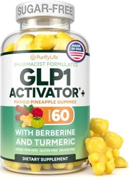 GLP-1 Support Gummies – Sugar-Free Appetite & Craving Control Supplement with Be
