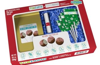 YumEarth No Bake Cake Pop Kit – Vegan Chocolate Peppermint Baking Kit – Non GMO