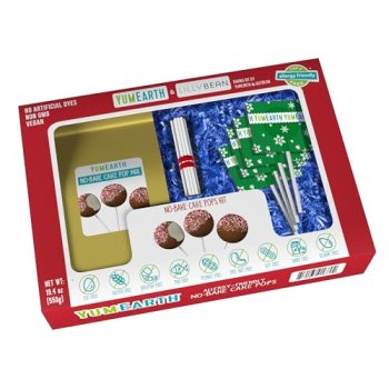 YumEarth No Bake Cake Pop Kit – Vegan Chocolate Peppermint Baking Kit – Non GMO