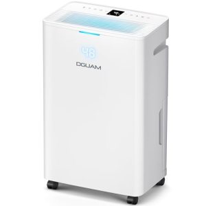 DGUAM 4500 Sq. Ft Dehumidifier, Max 80 Pint/Day Dehumidifier for Basement & Home
