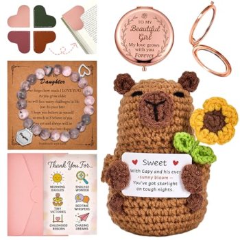 Capybara Crochet Gift Set for Daughter