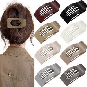 8 Pack Flat Hair Clips for Women