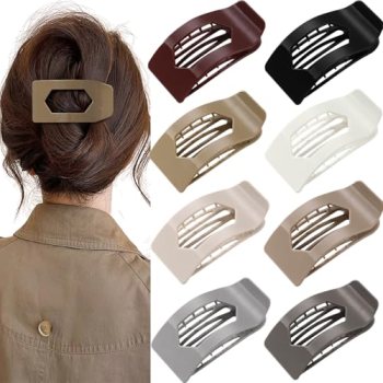 8 Pack Flat Hair Clips for Women