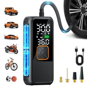 Nikacos Tire Inflator Portable Air Compressor