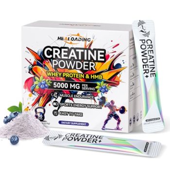 HEALOADING Creatine Monohydrate Powder with Whey Protein: Creatine HMB Micronize