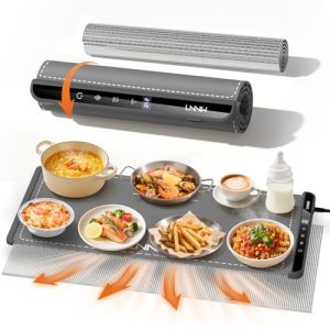 Extra Large Food Warming Mat with Heat-Resistant Pad