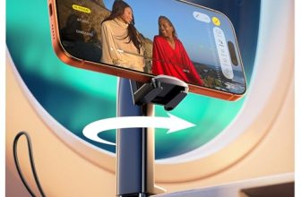 LISEN Airplane Travel Essentials (LED) Phone Stand Holder for Desk Cruise Ship E