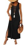 Maxi Summer Dresses for Women 2026 Black Dress Boho Cruise Vacation Spring Outfi
