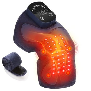 Miula Red Light Therapy & Vibration Massage Knee Brace: Wireless Rechargeable