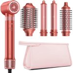 HITTIONA 5 in 1 High-Speed Hair Dryer Brush – Hot Air Styler & Hair Styler