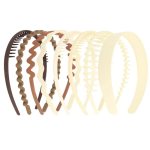 CAVETEE Non-Slip Hard Plastic Headbands for Women