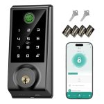 IRONZON Smart Door Lock, 5-in-1 Keypad Deadbolt for Front Door
