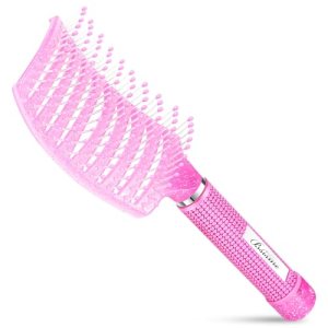Bsisme Hair Brush with Hair Clips