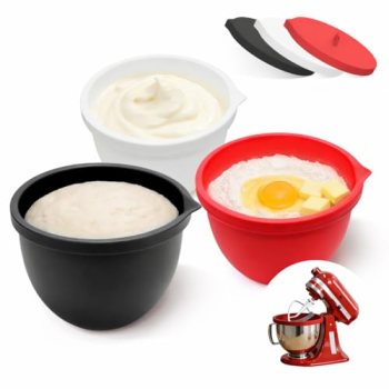Silicone Liners Compatible with KitchenAid 5 Qt Tilt-Head Stand Mixer (Only)