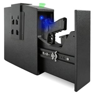 Biometric Pistol Gun Safe with Auto Sliding Door