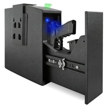 Biometric Pistol Gun Safe with Auto Sliding Door