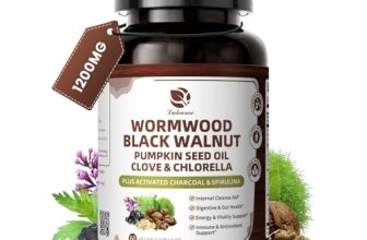 Lukaree Wormwood Black Walnut Cleanse for Human 1200mg