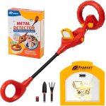 PANCKY Metal Detector for Kids, IP68 Waterproof 3-10 Year Kids Metal Detector Ki