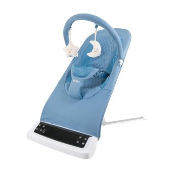 Nuby Deluxe Baby Bouncer Seat – Portable Infant Bouncer with Music