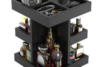 VLXXOI Cologne Organizer for Men Rotating Bathroom Counter Organizer