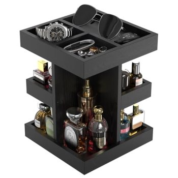 VLXXOI Cologne Organizer for Men Rotating Bathroom Counter Organizer