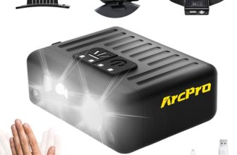 ARCPRO Ultra-Light (1.16oz) LED Clip on Hat Light with Motion Sensor