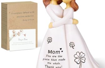Being in Bloom Mom Birthday Gifts: 5.2” Mother and Daughter Resin Figurine