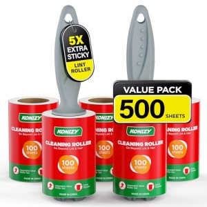 KONIZY Lint Rollers for Pet Hair Extra Sticky
