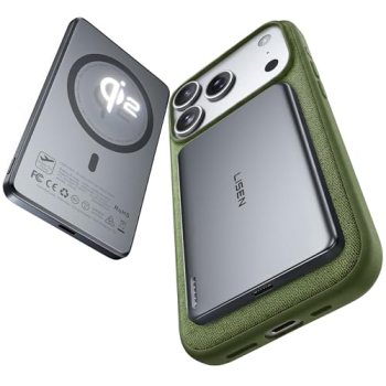 LISEN [0.3” Ultra Slim [Qi2 15W Max] for MagSafe Battery Pack