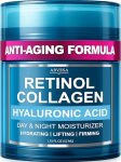 Retinol Cream for Face – Anti-Aging Moisturizer Wrinkle Cream with Collagen & Hy