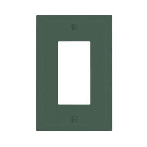 WUYOCHA Decorative Outlet Covers Dark Green 1 Gang Rocker Light Switch Cover Pla