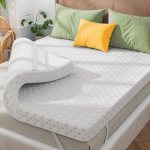 Qocismile Twin Mattress Topper,Gel Memory Foam Mattress Topper 3 inch Twin Size