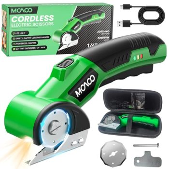Cardboard Cutter, Rechargeable Cordless Electric Scissors
