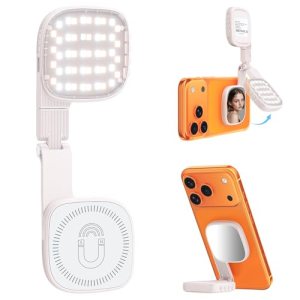 Magnetic Selfie Light for Video Calls