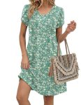 Zeagoo A Line Dress for Women Spring Dresses Summer Dresses Womens 2026 Short Fl