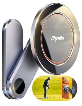 Chfeila Golf Cart Phone Holder Magnetic [One Hand 360° Adjustable & 36X Strong M