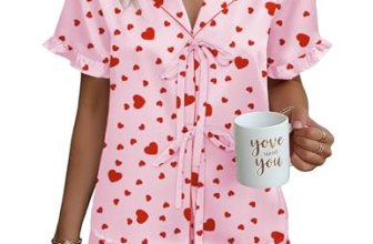 Ekouaer Satin Pajama for Women Short Sleeve Silky Pj Short Set Bow Front Tie Up