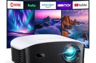 GooDee AI Smart Mini Projector with WiFi and Bluetooth – FHD 4K Support