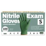 SUP Powder-Free Nitrile Gloves, 100 Count Food Safe Latex-Free Disposable Gloves