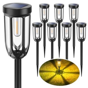 Barleit Solar Lights Outdoor 8 Pack