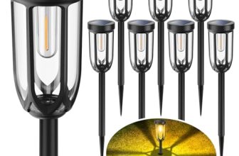 Barleit Solar Lights Outdoor 8 Pack