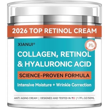 XIANUI Retinol Face Cream with Collagen & Hyaluronic Acid
