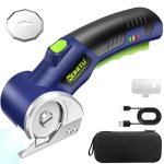 Cordless Electric Scissors: 4V Rechargeable Rotary Cardboard Cutter