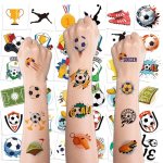 Soccer Party Favors – 150 PCS Tattoos for Kids Boys Adults