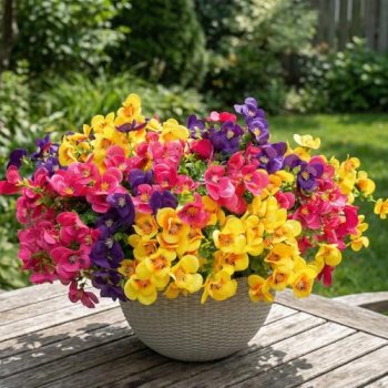 trytuny Artificial Flowers for Outdoor