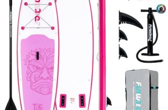 FunWater SUP Inflatable Stand Up Paddle Board 10’6×33″×6″ Ultra-Light Inflatable