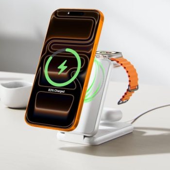 iVANKY 3 in 1 Foldable Magnetic Wireless Charging Station