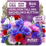 KVITER 800 Mix Bachelor Button Seeds (Centaurea cyanus) – Cornflower Seed Mix